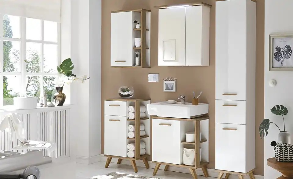 calmo2go Spiegelschrank North, in Wohnsituation