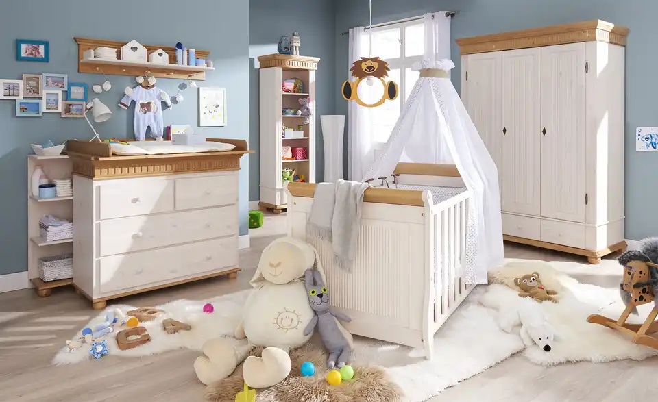 Kinderbett BORNHOLM - Stellbeispiel