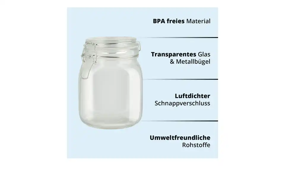 KHG Aufbewahrungsglas, Bild mit Text