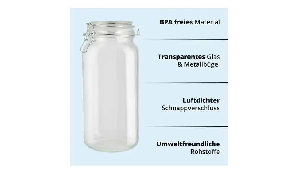 KHG Aufbewahrungsglas, Bild mit Text