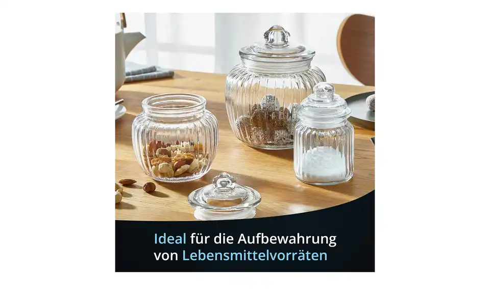 KHG Aufbewahrungsglas, Bild mit Text