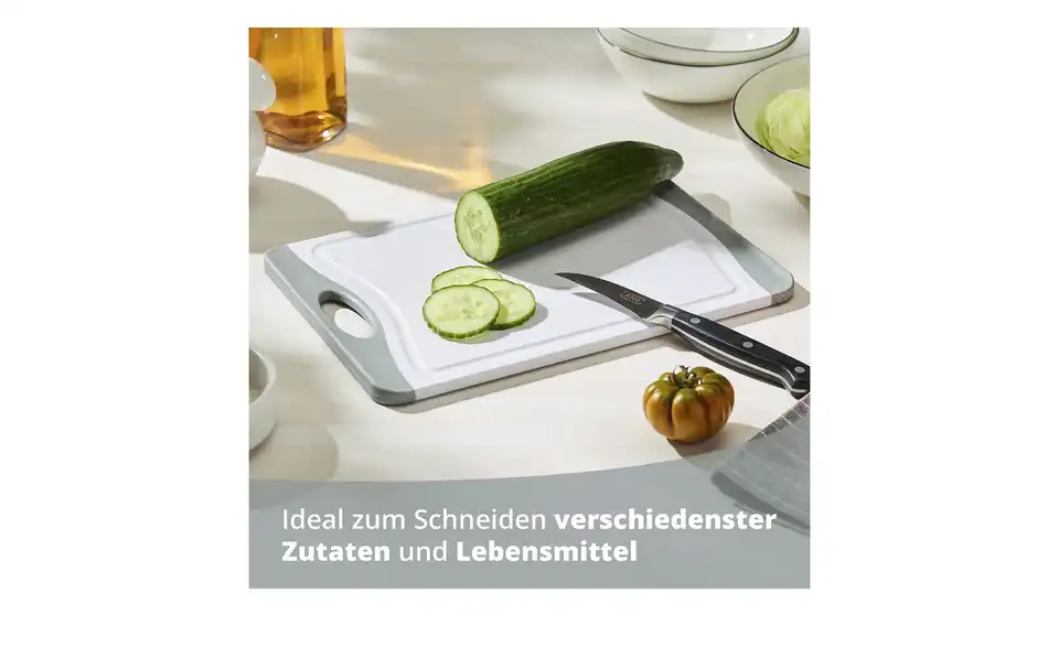 KHG Schneidebrett klein, Bild mit Text