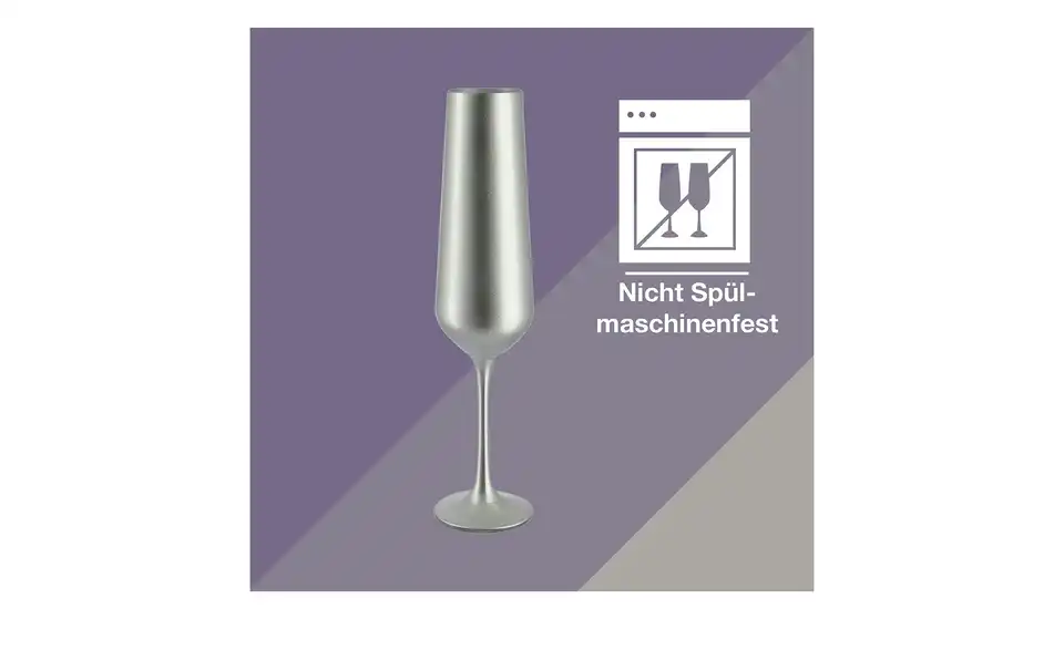 Peill+Putzler Sektkelch 200 ml, 2er Set Las Vegas, Bild mit Text