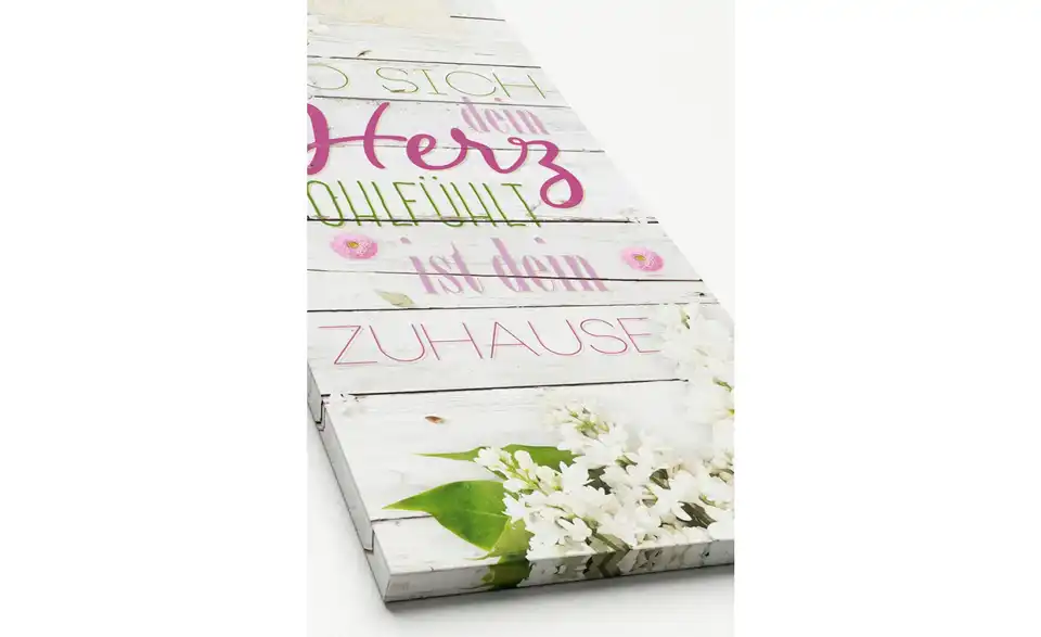 Kunstleinwand "Wohlfühlherz", Perspektive
