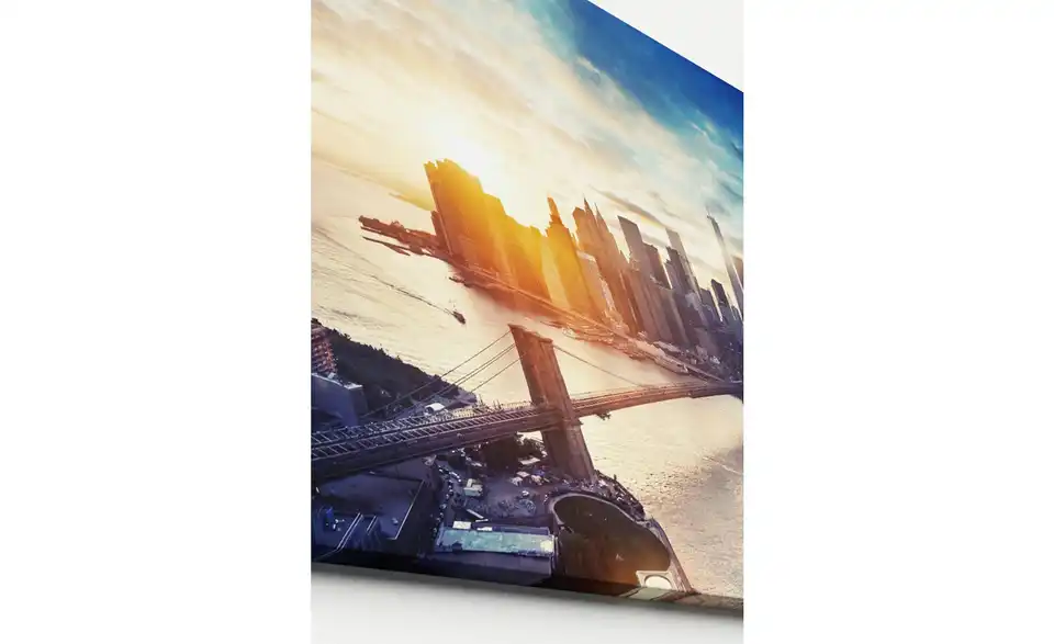 Kunstleinwand "New York Sun", Perspektive