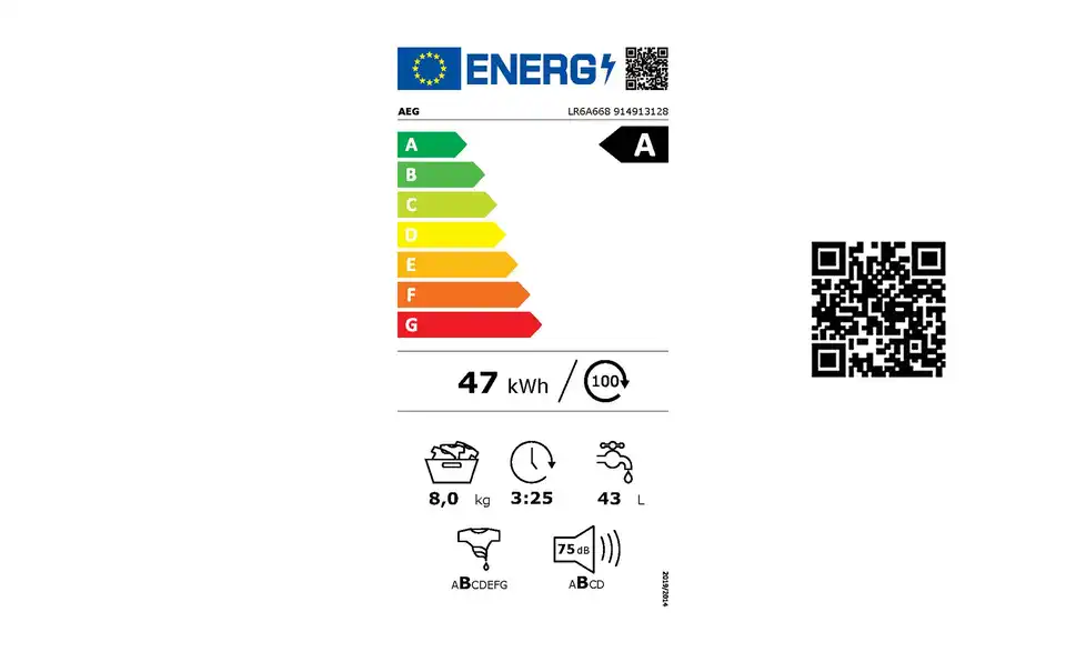 AEG Waschvollautomat LR6A668, Einkauf-Vorgabe