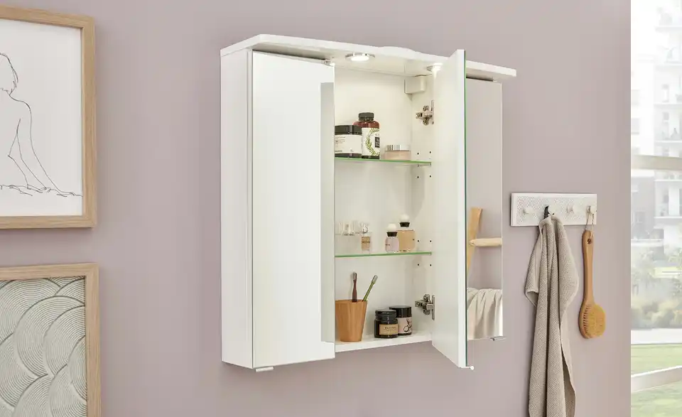 Spiegelschrank Bodensee, Detailansicht