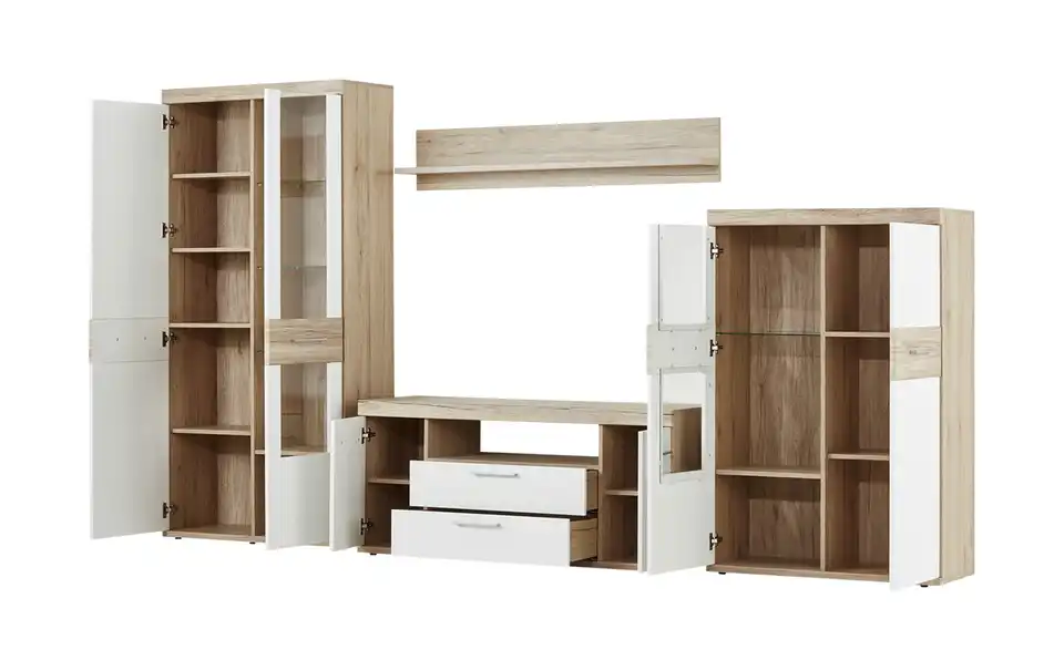 uno Wohnwand Patryk, geöffnet