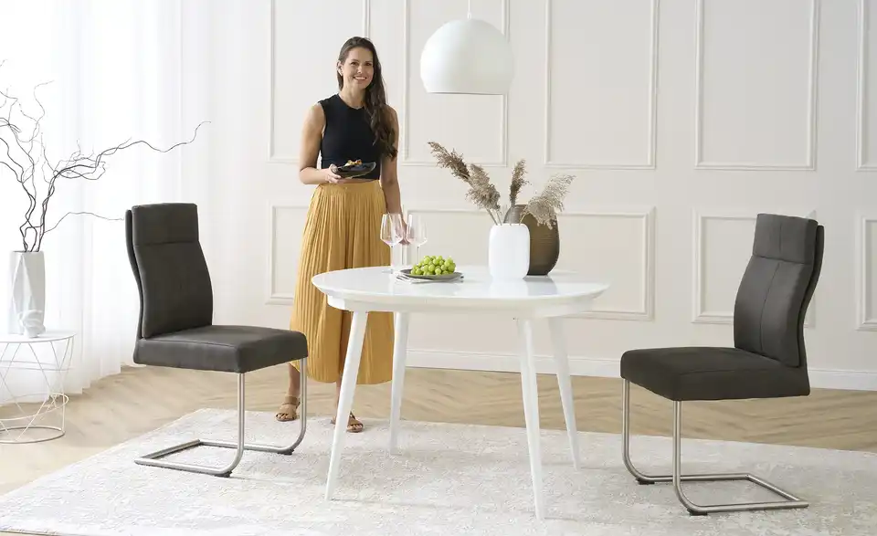 uno Glastisch Tassilo ausziehbar, in Wohnsituation