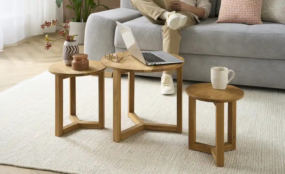 Couchtisch 3er Set Maddalena 3er-Set, in Wohnsituation