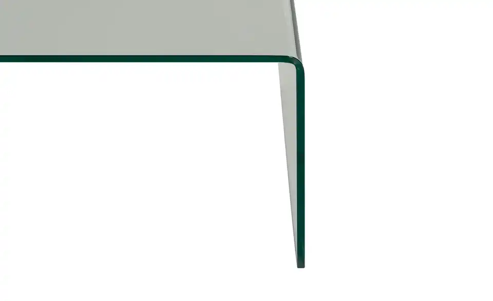 Couchtisch Tessera aus Glas, Detailansicht