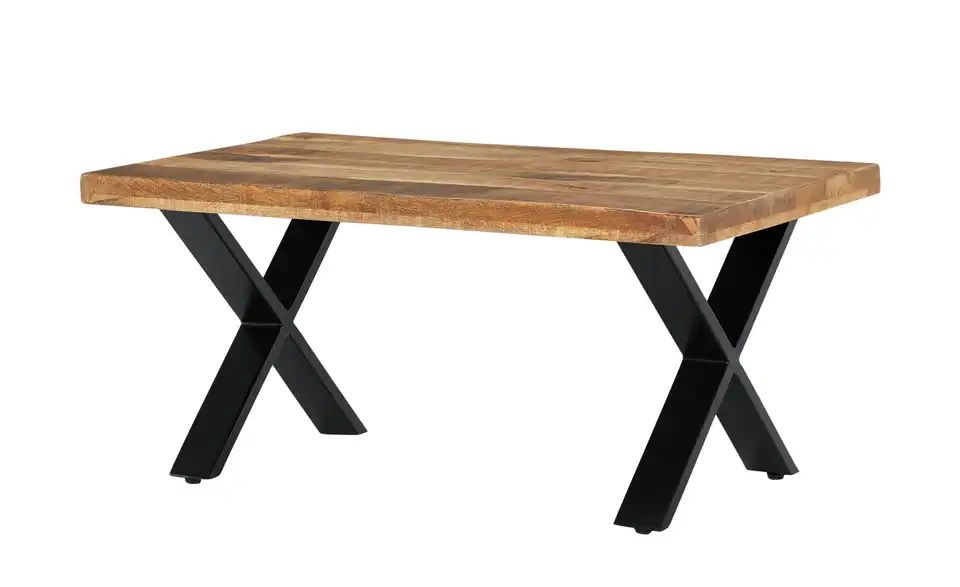 Couchtisch PALMARIA Mangoholz / Schwarz