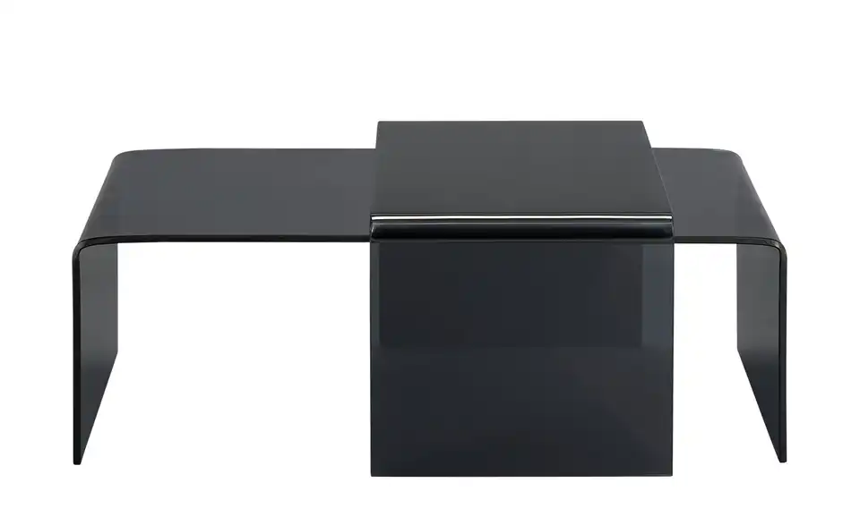 Couchtisch Tessera aus Glas, Frontansicht