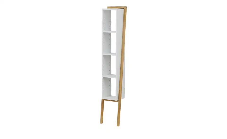 Bücherregal WIED Weiß / Gummibaum