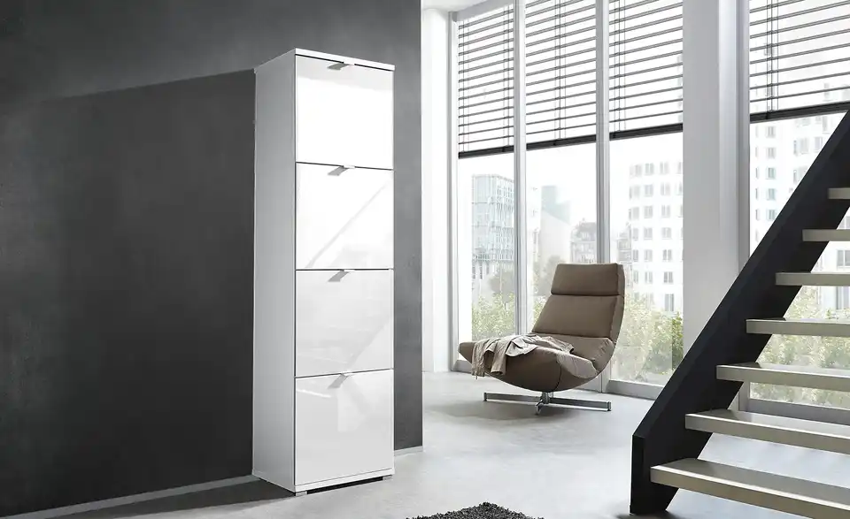 uno Schuhschrankkorpus Puzzle Weiß, in Wohnsituation
