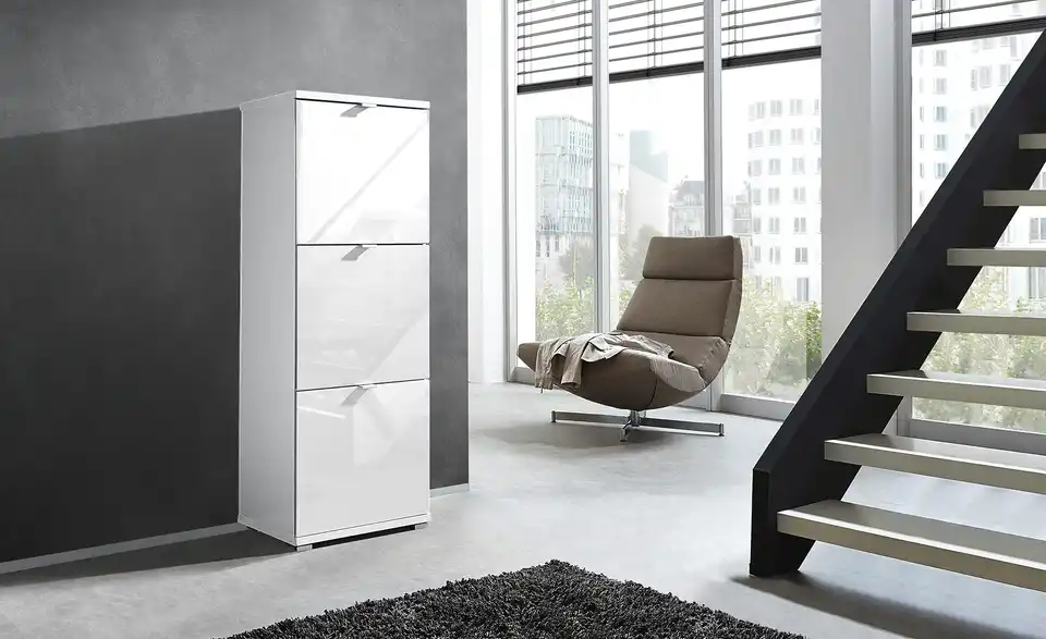 uno Schuhschrankklappe Puzzle Weiß, in Wohnsituation