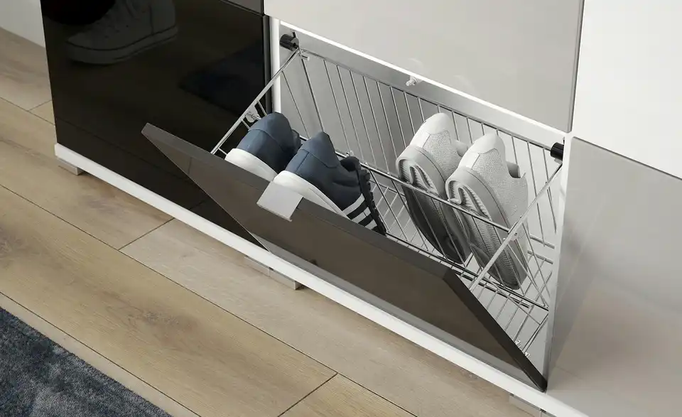 uno Schuhschrankklappe Puzzle Weiß, in Wohnsituation