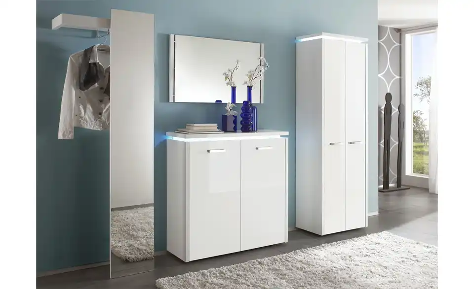 Spiegelgarderobe Luce, in Wohnsituation