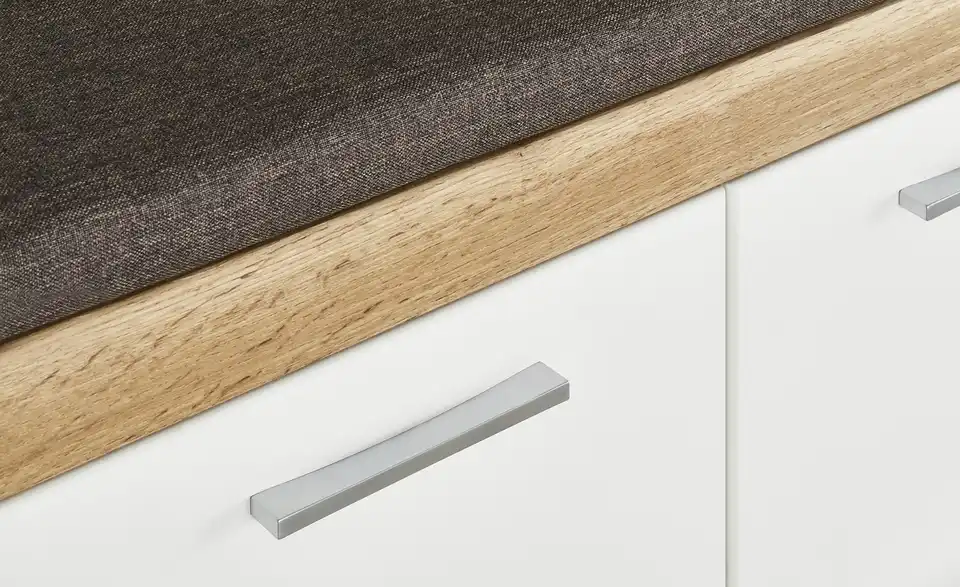 Garderobenbank Cortina, Detailansicht