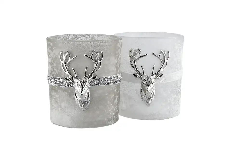 Teelichthalter Hirschgeweih, in Wohnsituation