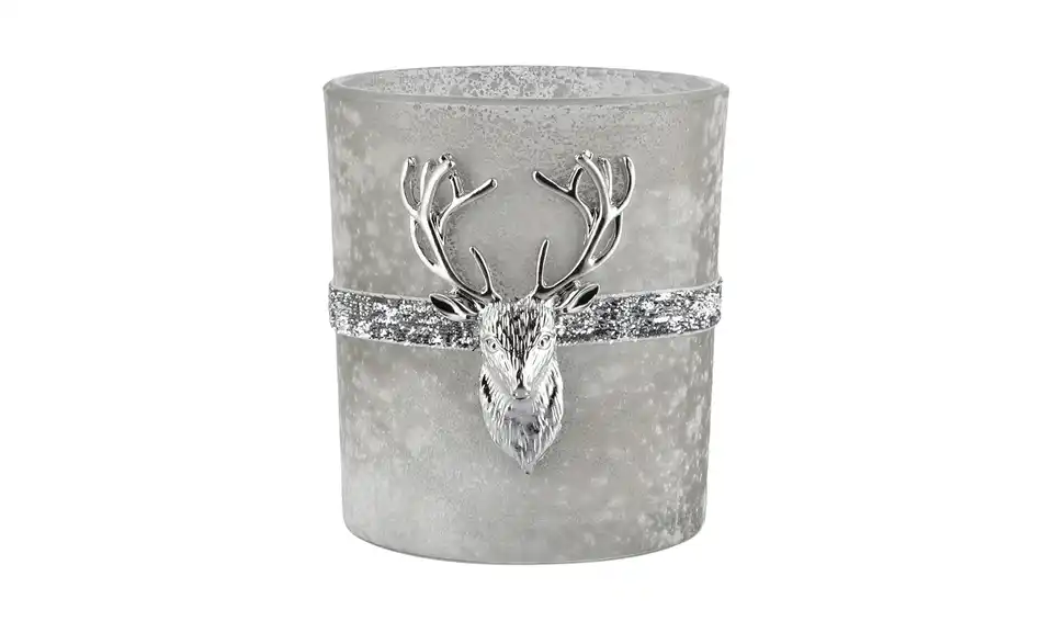 Teelichthalter Hirschgeweih, Frontansicht
