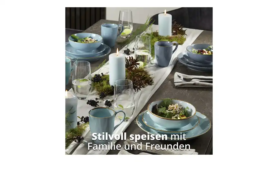 Peill+Putzler Kombiservice Amalfi, Bild mit Text