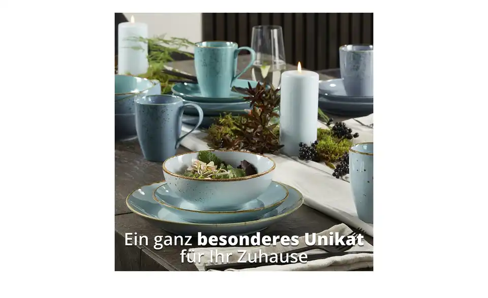 Peill+Putzler Kombiservice Amalfi, Bild mit Text