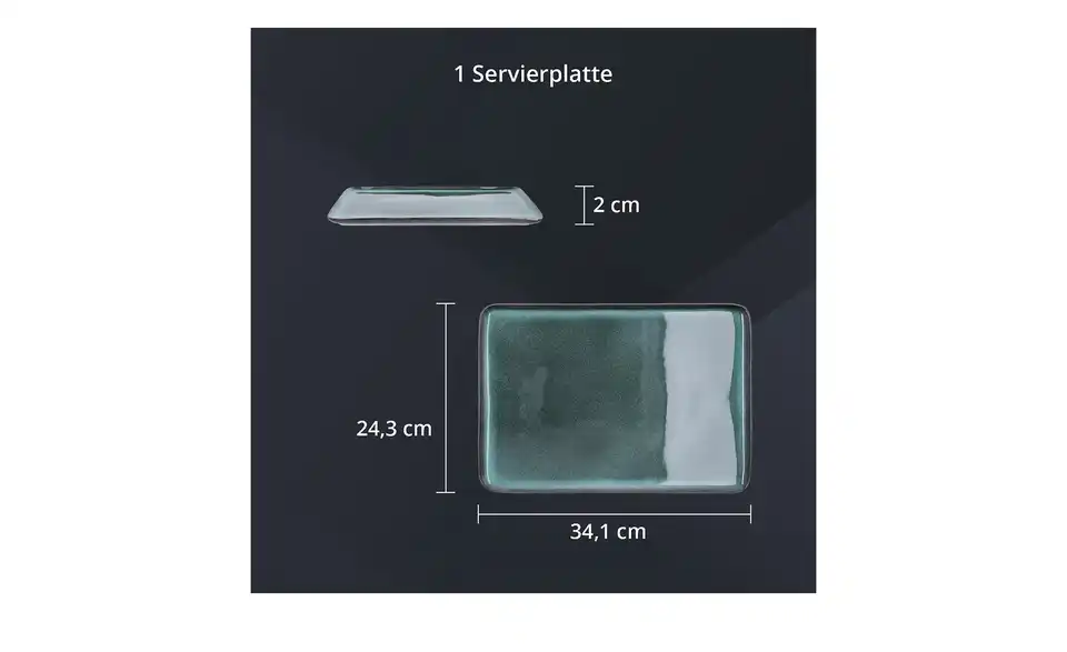 Peill+Putzler Servierplatte Rimini, Bild mit Text