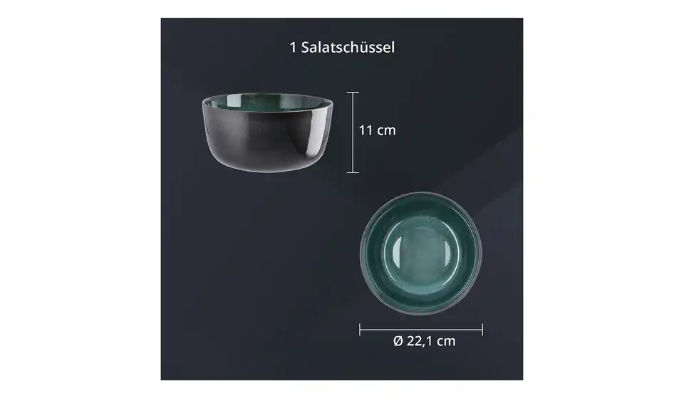 Peill+Putzler Salatschüssel Rimini, Bild mit Text