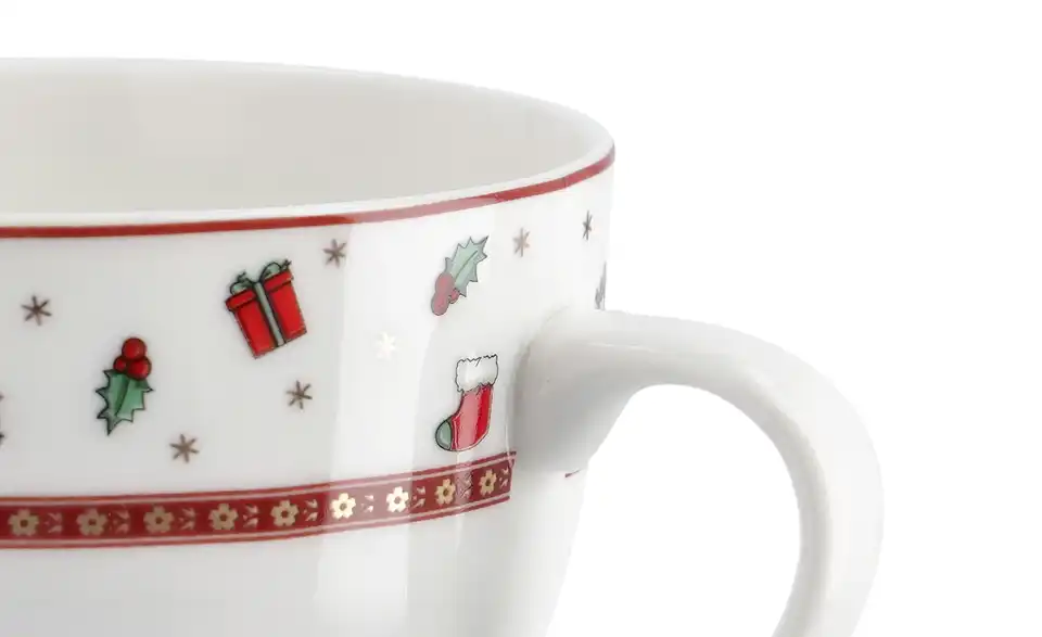 Peill+Putzler Weihnachts-Kaffeeservice Santa, Detailansicht