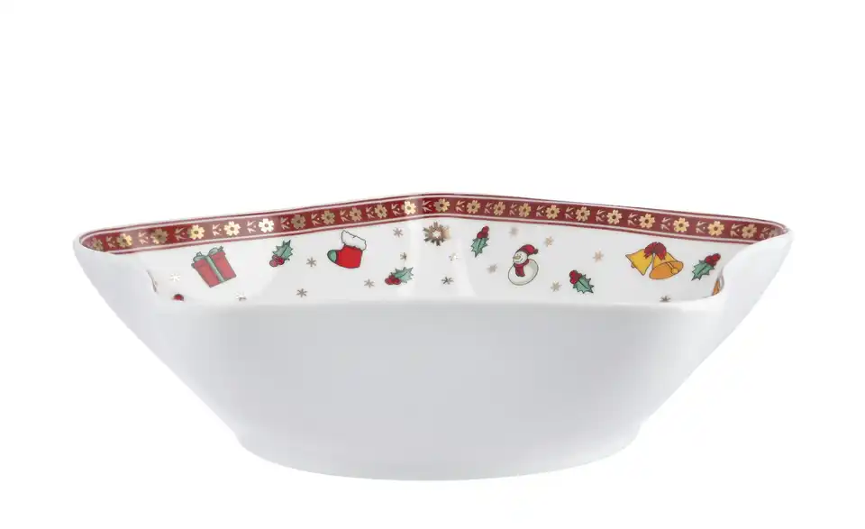 Peill+Putzler Sternenschale Santa Weihnachtsgeschirr, Frontansicht