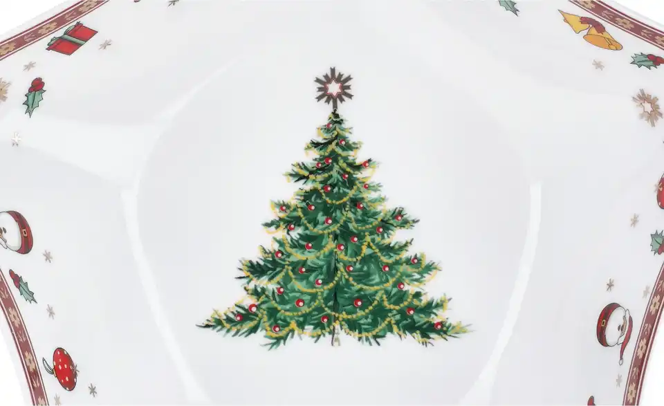 Peill+Putzler Sternenschale Santa Weihnachtsgeschirr, Detailansicht