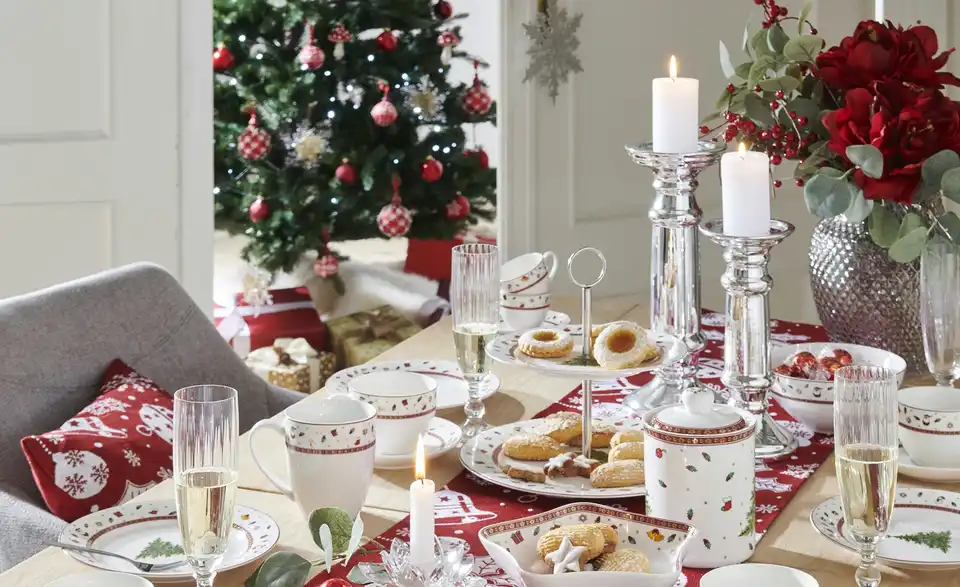 Peill+Putzler Sternenschale Santa Weihnachtsgeschirr, in Wohnsituation