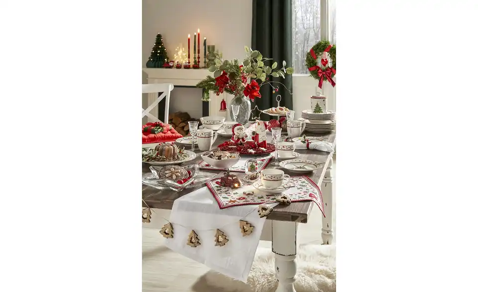 Peill+Putzler Weihnachts-Tafelservice Santa, in Wohnsituation