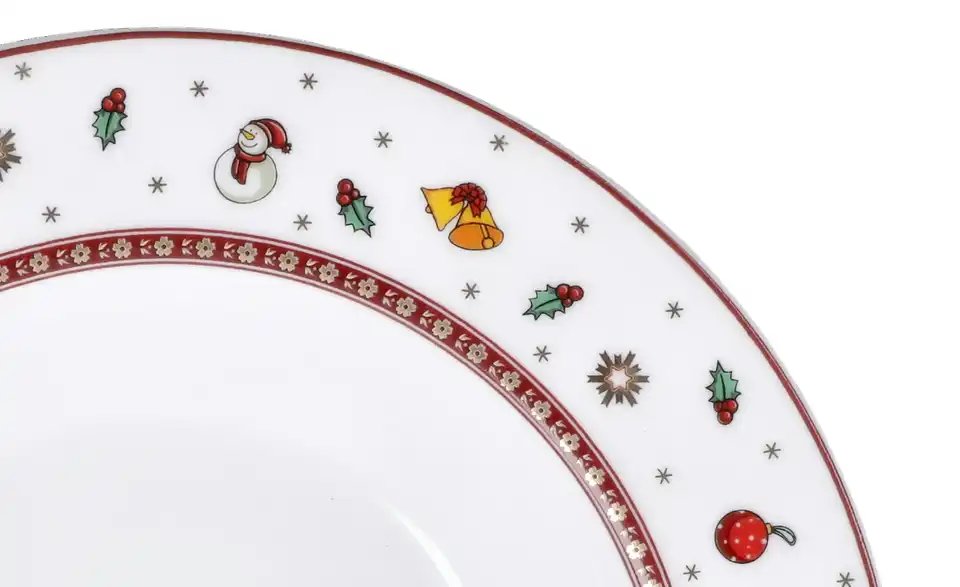Peill+Putzler Weihnachts-Tafelservice Santa, Detailansicht