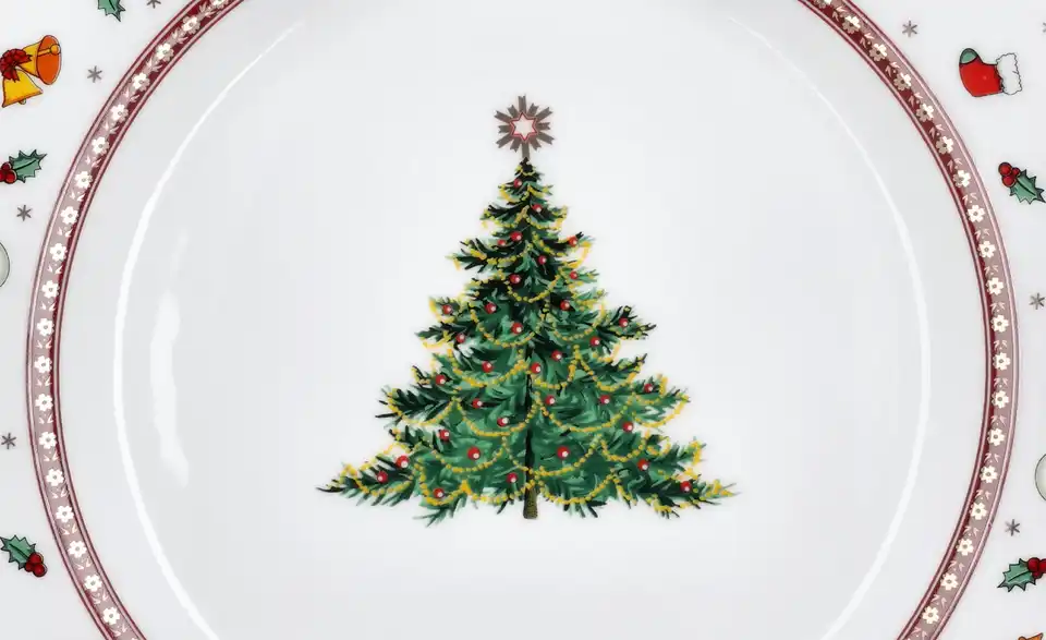 Peill+Putzler Weihnachts-Tafelservice Santa, Detailansicht