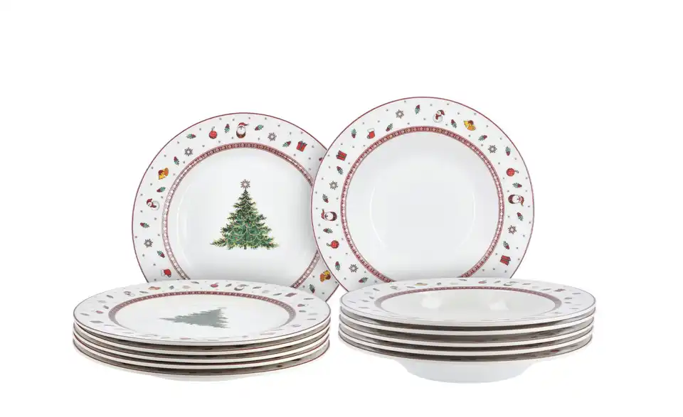 Peill+Putzler Weihnachts-Tafelservice Santa, in Wohnsituation
