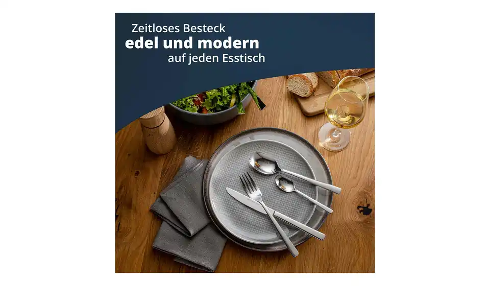 KHG Besteckset, 68-teilig "710", Bild mit Text