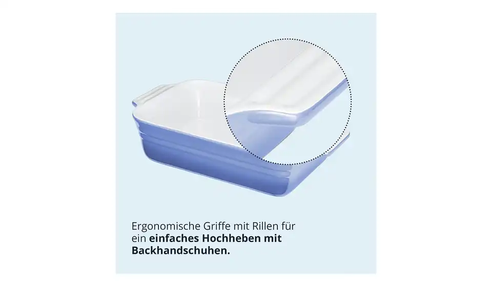 KHG Auflaufform, Bild mit Text
