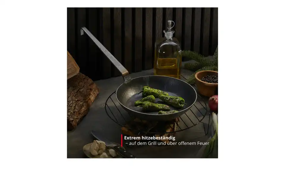 Meisterkoch Bratpfanne 24cm FERRO, Bild mit Text