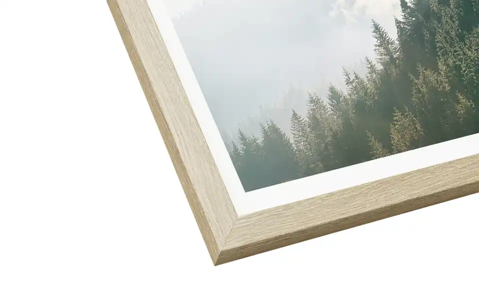 Gerahmtes Bild Slim-Scandic Gloomy Landscape II, Perspektive