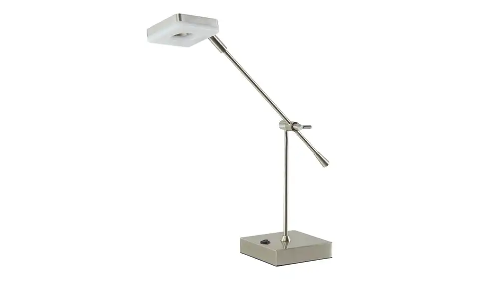 KHG Tischleuchte, 1-flammig, Nickel-matt, Perspektive
