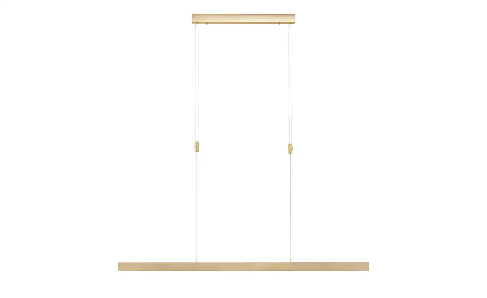 Paul Neuhaus LED-Pendelleuchte, messing-matt mit Touchdimmer