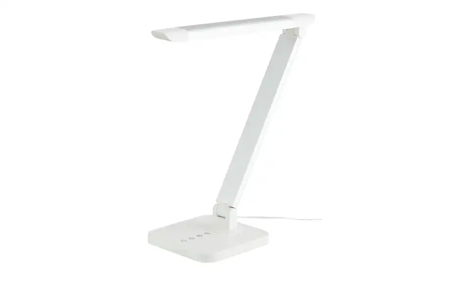 KHG LED-Tischleuchte, 1-flammig, Alu/weiß, Perspektive