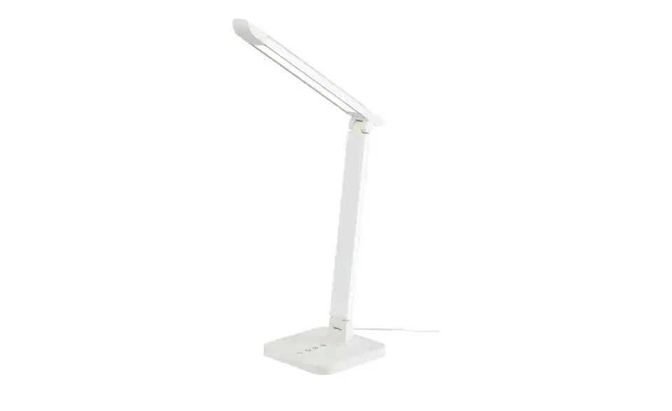 KHG LED-Tischleuchte, 1-flammig, Alu/weiß, Funktionsansicht