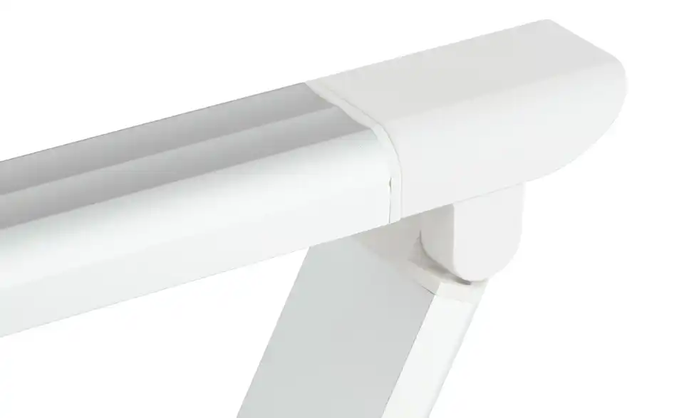 KHG LED-Tischleuchte, 1-flammig, Alu/weiß, Detailansicht