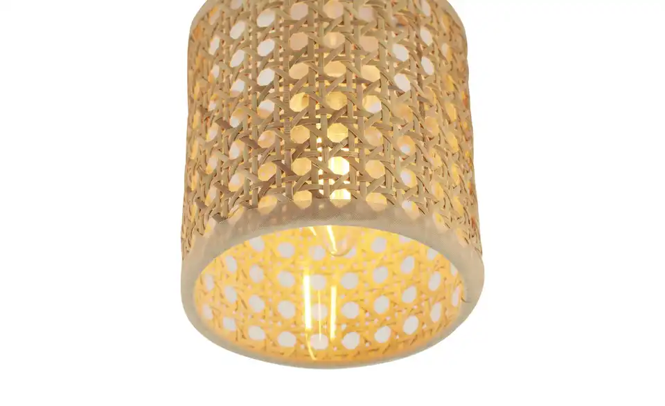 KHG Deckenstrahler, weiß, 4-flammig `Wiener Geflecht`, Detailansicht