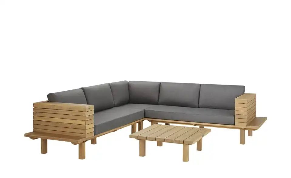 Loungegruppe CANBERRA Teak / Anthrazit