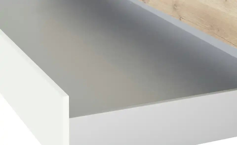 Duobett mit Stauraum Grow Up | Weiß / Risseiche (Nachbildung), 120x200 cm