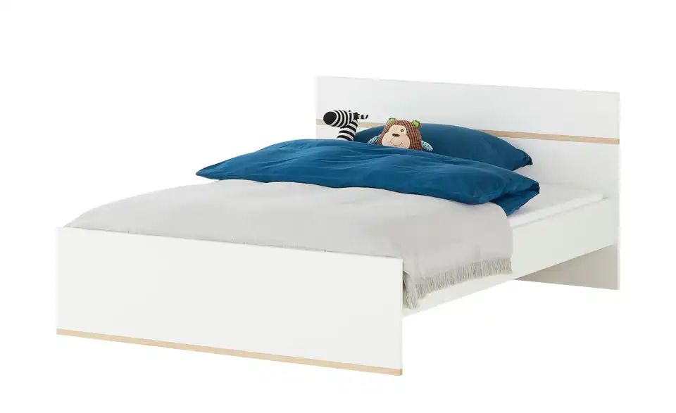 Jugendbett KATHARINA Weiß / Spanische Eiche